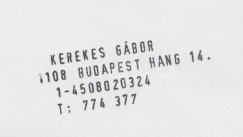 1980-1990 Kerekes Gábor 4db-os sorozata Makay Béla túristvándi tanítóról, pecséttel jelzett képek, 1...