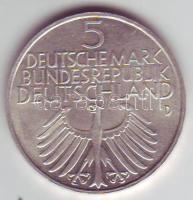 NSZK 1952. 5M "Germanische Museum" Ag T:1/2
