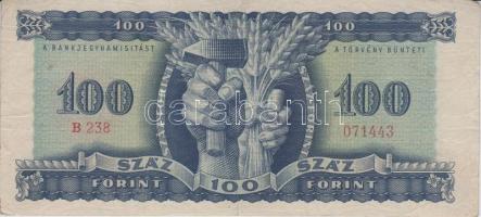 1946. 100Ft vízjeles T:III(nagyon szép állapotú papír)