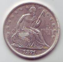 USA 1871S 1/2$ Ag T:2/2+