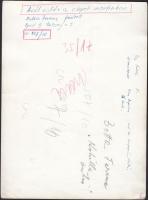 1950-1955 Botta Ferenc (1919-1968): Acélöntés a csepeli Martinban. Vintage fotó, jelzett, feliratozo...