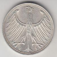 NSZK 1969F 5M Ag T:2
GFR 1969F 5 Mark Ag C:XF