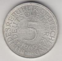 NSZK 1969G 5M Ag T:2
GFR 1969G 5 Mark Ag C:XF