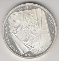 NSZK 1990J 10M Ag "800 éves a Német Lovagend" T:PP
DFR 1990J 10 Mark Ag "800th Annive...