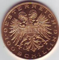Ausztria 1936. 100Sch "Madonna" Au 25,523g R! Csak 12000db! T:1/1-