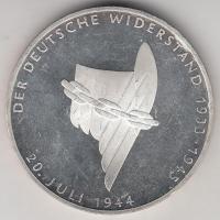 Németország 1994A 10M Ag "Német Ellenállás" T:PP
Germany 1994A 10 Mark Ag "Attempt on...