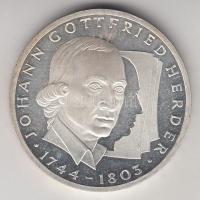 Németország 1994G 10M Ag "Johann Gottfried Herder" T:exP
Germany 1994G 10 Mark "250th...
