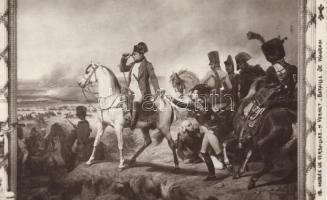Napoleon Bonaparte, Battle of Wagram, pinx. H. Vernet (small tear)