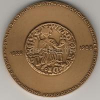 Lengyelország 1988. "Krakkó-Numizmatikai Társulat" nagyalakú Br plakett T:2