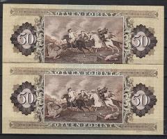 1980. 50Ft "H" (2x) egymásutáni sorszámokkal! T:I