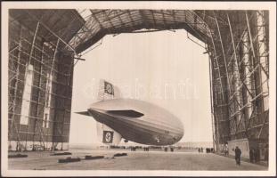 LZ 129 Hindenburg 'zur Erinnerung an den Besuch in der Zeppelin Luftschiffwerft'