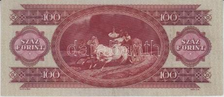 1947. 100Ft ferde előoldali nyomattal T:II-