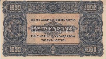 1923. 1000K T.W. nyomdahely jelöléssel T:I-(két felső sarkon ragasztónyom)
