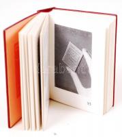 Minikönyv: Janka Gyula: Miniatűr könyvek bibliográfiája (1971-1972). Budapest, 1973, Műszaki Könyvki...