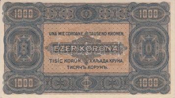 1923. 1000K "Magyar Pénzjegynyomda Rt" T:II