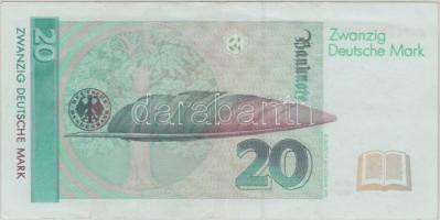 Németország 1991. 20M T:II-
Germany 1991. 20 Mark C:VF
Krause GFR 39