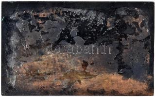 DN. "1819-1915 Kossuth / Pro Libertate / 1514" nagyméretű jelzetlen bronz plakett (197x120...