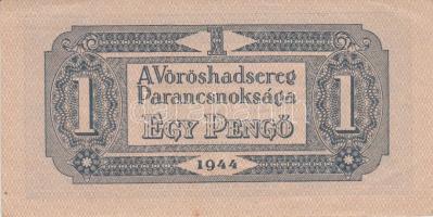 1944. 1P-100P "Vöröhadsereg Parancsnoksága" sorozat 7db klf bankjegye T:vegyes