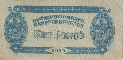 1944. 1P-100P "Vöröhadsereg Parancsnoksága" sorozat 7db klf bankjegye T:vegyes