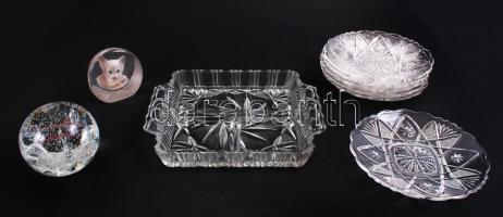 Nagy üveg tétel, hibátlanok, összesen: 10 db