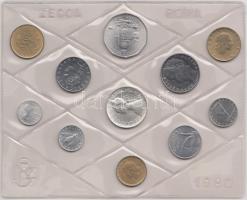 Olaszország 1980. 1L-100L + 500L Ag + 1980. "Nyomdaipari Intézet" zseton T:I
Italy 1980. 1...