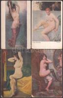 6 db régi erotikus képeslap / 5 old erotic postcards