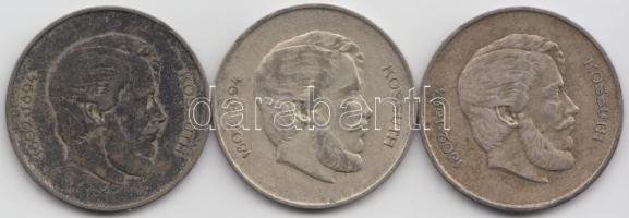 1947. 5Ft Ag "Kossuth" (3x) T:2-,3