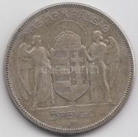 1930. 5P Ag "Horthy-jobbra" T:3