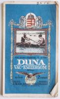 M. kir. Állami térképészeti intézet: Vizisport térképek 6.: Duna Budapest-Vác 193x42 cm