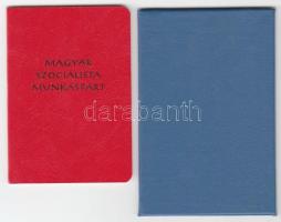 1986,1989 MSZMP kitöltetlen igazolványok