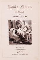 Adalbert Stifter: Bunte Stein. Pesth 1869. Gustav Hedenaft. Megviselt állapotban