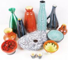 Nagy retró kerámia tétel, hibátlanok, összesen: 13 db