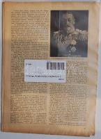 V.György, Anglia királya, meghalt jún. 21-én, a király fényképe az "Uj Idők"-ben
