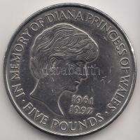 Nagy-Britannia 1999. 5P CuNi "Diana walesi hercegnő emlékére" T:2 k. Great Britain 1999. 5 Pounds CuNi "In Memory of Diana, Princess of Wales"  C:XF scratched Krause KM#997