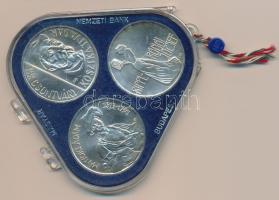 1977. 200Ft Ag 3klf db "Festők II. / Mányoki, Rippl-Rónai, Csontváry" sor T:BU eredeti plo...