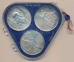 1976. 200Ft Ag 3klf db "Festők I. / Derkovits, Szinyei, Munkácsi" sor T:BU Eredeti plombál...