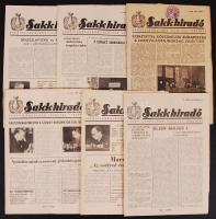 Sakk tétel: 12 db Sakkhírmondó újság 1950-ből + sakk verseny és játékszabályok