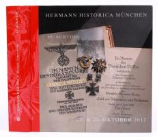 2012 Hermann Historica München Militária aukció katalógusa + 2 kisebb katalógus / Catalogue of militaria auction 704p.