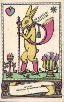 Easter, Kner Izidor postcard, s: Kozma (small tear)