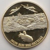Amerikai Egyesült Államok DN "Haditengerészet" aranyozott emlékérem (40mm) T:PP
USA ND &qu...