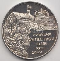 2000. "Magyar Athletikai Club 1875-2000" ezüstözött fém emlékérem T:PP