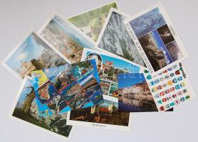 11db színes futott képeslap