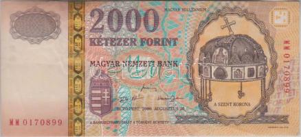 2000. 2000Ft "Millenium" T:III
