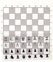 Zsebsakk, a borítón "A sakkozó török" Kempelen Farkas automatája