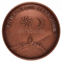 Fritz Mihály (1947-) 1998. "Wass Albert 1908" Br emlékérem (42,5mm) T:1