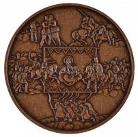 1998. "1848-1849 A forradalom és szabadságharc 150. évfordulójára" Br emlékérem (42,5mm) T...