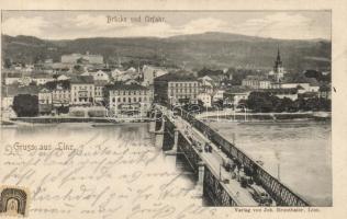 Linz Brücke und Urfahr