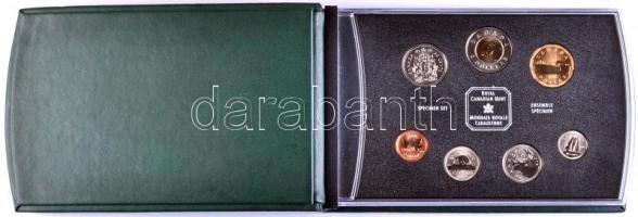 Kanada 1998. 1c - 2$ 7klf db "SPECIMEN" szett eredeti műbőr tokban és dobozban tanúsítvánn...