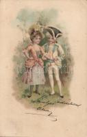 Baroque children, litho (EK)