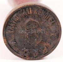 cca 1900 "Dabi Anyakönyvi Kerület" feliratú, fanyeles körbélyegző, 10cm